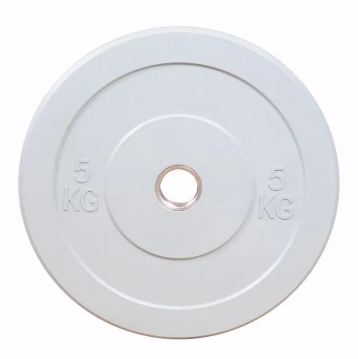 Ple de goma Barbell placa